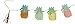 Talking Tables Fiesta Pineapple Hanging Bunting for a General party decoration or birthday party, Multicolor