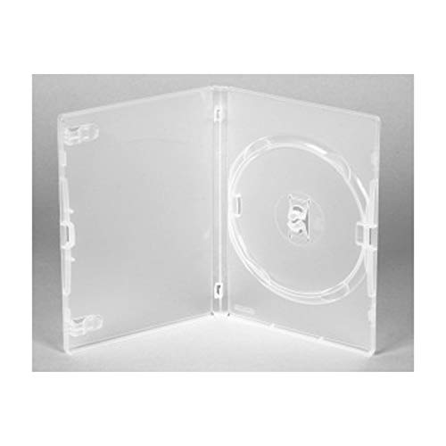Amaray DVD CD Cases 14 mm Single Pack of 10 Clear