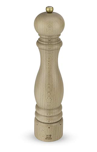 PEUGEOT - Paris uSelect 30 cm Salt Mill - 6 Predefined Grind Settings - Powdered Salt Innovation, Zirlion Mechanism - PEFC-Certified Wood - Made in France - Natural Finish