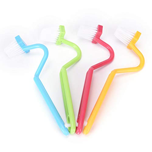 Phones & Accessories - 1 Pc V Shape Toilet Cleaning Brush Portable Scrubber Curved Clean Side Bending Handle Corner Random - Beauty Girls Electronics Events Computers Cell Accessories Sports Home