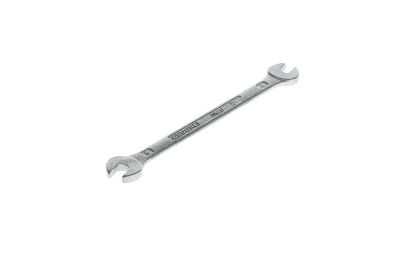 Gedore 6-4X5 4 x 5 mm D3110 Double Open Ended Spanner - Silver