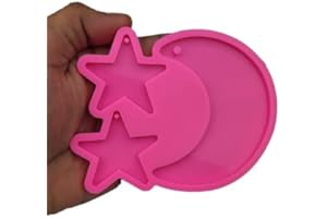 DIY STENCIL Moon Mold Moon Star Keychain Mold,Moon Star Silicone Mold, Moon Star, Moon Star Resin Mold, Moon Star Mould,Moon Star Chocolate Mold,Moon Star Cake Mold,Moon Star Candy Mold