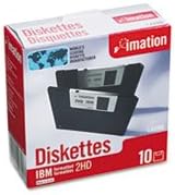 (3 Pack Value Bundle) IMN12881 3.5" Floppy Diskettes, IBM-Formatted, DS/HD