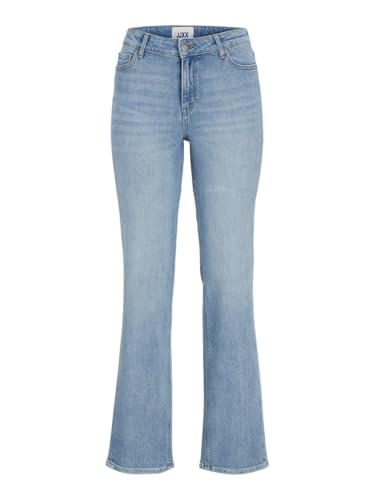 JJXX Jxnice SL-Straight MW C8152 DNM Noos Jeans, Mix Blu Chiaro, 28W x 30L Donna