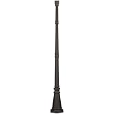 Sea Gull Lighting 2272145 Outdoor Posts Aluminum-Post in Black Finish, Black