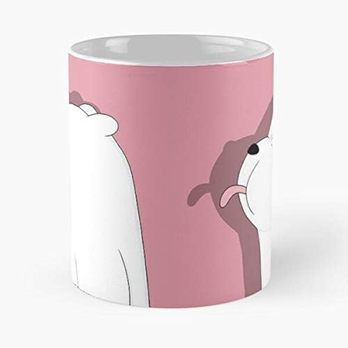 We Bare Bears - Ice Bear Classic Mug -11 Oz Coffee Funny Sophisticated Design Great Gifts White-situen.