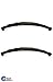 [Buy Two-Piece Sets] Trailer Leaf Spring– SW4 4 Leaf, Double Eye 2500lbs for 5000lbs Axles