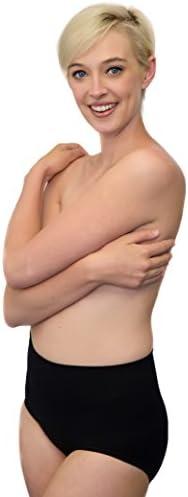 Postpartum Bodyshaper Brief Shapewear Slimming Post Baby Underwear Hi-Waist Tummy Control by Mabel Maternity (Large, Black)