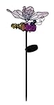 Regal Art & Gift Mini Solar Butterfly Stake, Pink