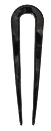 France Luxe Skinny Flex Chignon Pin - Nacro Black