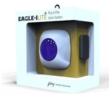 Godrej Security Solutions Godrej Eagle-I Lite Wireless Burglar Alarm Kit (White)