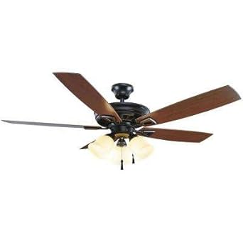 Gazelle 52 In Led Indoor Outdoor Natural Iron Ceiling Fan With