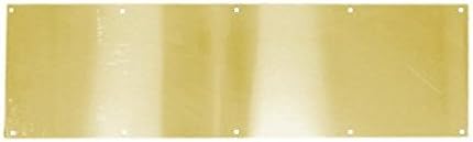 8" X 30" Brass Plated Kickplate