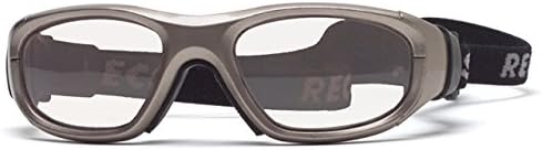 Rec Specs MX-21 Protective Eyewear Metallic Light Brown Frame,Clear Lens, Unisex