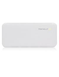 Macally Mini 4 Port USB 2.0 Hub con adaptador de corriente, Blanco