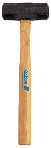 Jackson 1196900 Engineer Hammer with 16 in. Hardwood Handle, 4 Pound, BlackNatural Wood