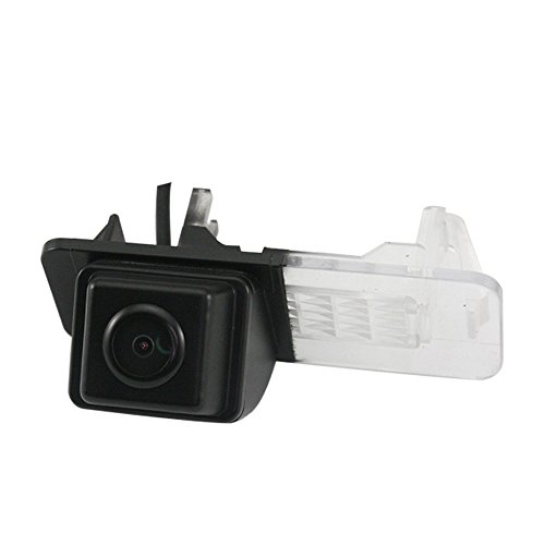 Misayaee Rear View Back Up Reverse Parking Camera in License Plate Lighting Night Version (NTSC) for MB Smart 451,Smart R300/R350/Fortwo/Smart ED 2007-2014