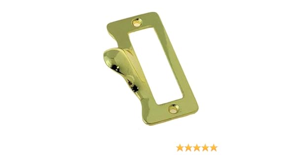 Polished Brass Finger Pull Label Holder Office Store Drawer