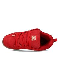 DC Men's Court Graffik SE Skate Sneaker, RED, 13