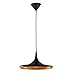 Black Wide Pendant Lamp Light Black