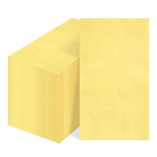 falizifu 2-ply yellow paper napkins