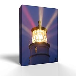 Canvas Wall Art Lighthouse Pictures Home Wall Decorations for Bedroom Living Room Paintings Canvas Prints Framed - 12x18 inches