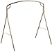 Woodlawn Easy to Assemble Patio Swing Frame with Steel Tubing and Powder Coated Finish for Garden, Lawn, Patio, and Porch Swings, Bronze