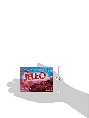 Jell-O Gelatin - Sugar Free Raspbery - 0.6 Ounces - Image 6