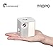FLEXTAILGEAR - TROPO Air Pump Portable Inflator Air Mattress Pump for Inflatable Air Bed Lake Floats Rafts Pool Toys - Need 4 x AA Batteries (Grey)