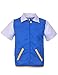JIAXINJMF Kids Adult Cosplay Costume Jacket Gloves Hat Set Trainer Halloween Hoodie(Jacket+Gloves+Hat) Blue