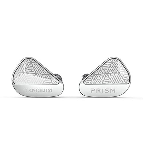 Tanchjim Prism Hybrid in Ear Monitor Earphones Dual Balanced Armature Sonion Drivers High Purity Cable IEM with Pure and Natural Sound
