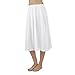 Vanity Fair Women's Anti-Static Nylon Half Slip for Under Dresses, No Slit-28 Length-White, X-Large
