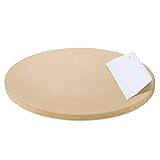 Unicook Small Pizza Stone, 10.25 Inch Round Pizza Grilling Stone, Baking Stone, Cooking Stone for Oven, Perfect Size for Personal Pizza, Ideal for Baking Crisp Crust Pizza, Bread, Cookies and More