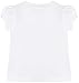 Lovetti Lilax Baby Girls' Basic Short Puff Sleeve Round Neck T-Shirt 12-18M White