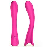 Waterproof Vibrator Dildo for Women with 9 Strong Vibration Modes for Effortless Insertion, PALOQUETH Silicone G Spot Vibrator Clitoral Vibrator for Exciting Stimulation