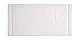 AmazonCommercial Cotton Bath Towel Set, Pack of 6, 650 GSM, White, 54