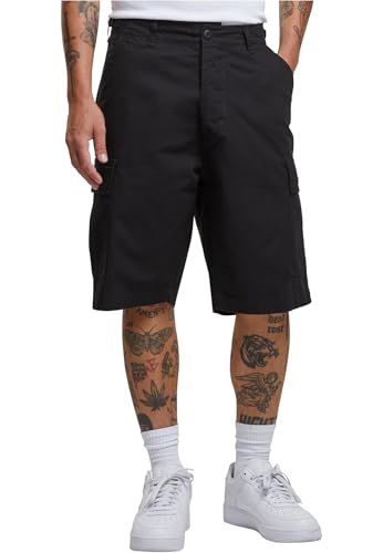 Brandit Security BDU Ripstop Shorts, Uomo, Black, XXL