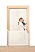 Lascal KiddyGuard Avant, White, Retractable Baby Safety Gate, Simple One-Hand Operated Childproof Locking Mechanism, Elegant Brushed Aluminum Design Fits Any Décor, Fits Inside Openings Up To 48”