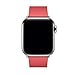 SIRUIBO Leather Band for Apple Watch 38mm 40mm Women, Modern Buckle Replacement iWatch Strap Wristband for Apple Watch Series 4 3 2 1 (Peony Pink)