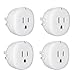WiFi Smart Plug, Maxcio Smart Outlet Compatible with Alexa Echo Google Home Ifttt, Timer/Schedule Function, App Remote Control from Anywhere, No hub Required, Only Support 2.4Ghz - 4 Packs