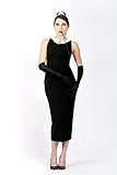 Iconic Black Dress from Audrey Hepburn Breakfast at Tiffanys Cotton Version