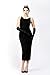 Iconic Black Dress from Audrey Hepburn Breakfast at Tiffanys Cotton Version