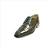 Belvedere Susa Genuine Crocodile Oxford Shoe 10.5 Brown