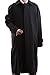 Cianni Men's Single Breasted Black Full Length All Year Round Raincoat