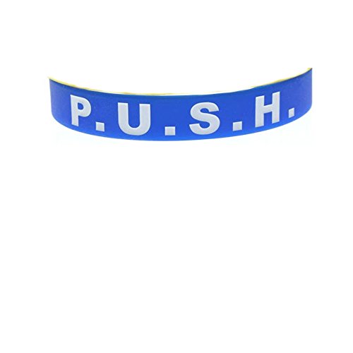 Pray Until Something Happens (PUSH) Bracelets - Silicone - Pack of 12