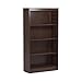 South Shore Axess 4-Shelf Bookcase-Chocolate, 58-inch
