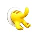 OmkuwlQ Lovely Cartoon Animal Tail Shape Sucker Kitchen Bathroom Wall Hook Strong Vacuum Suction Cup primary