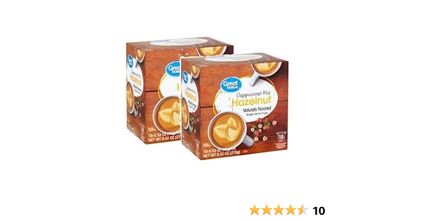 Great Value Hazelnut Cappuccino Mix 