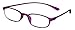 Calabria 718 Flexie Oval Reading Glasses Men/Women Bendable Single Power Readers Flexible Lightweight Durable TR 90 Frame