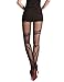 Manzi Womens Bow Wrap Tights - Black